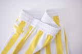 Swimming shorts-Stripe-Yellow