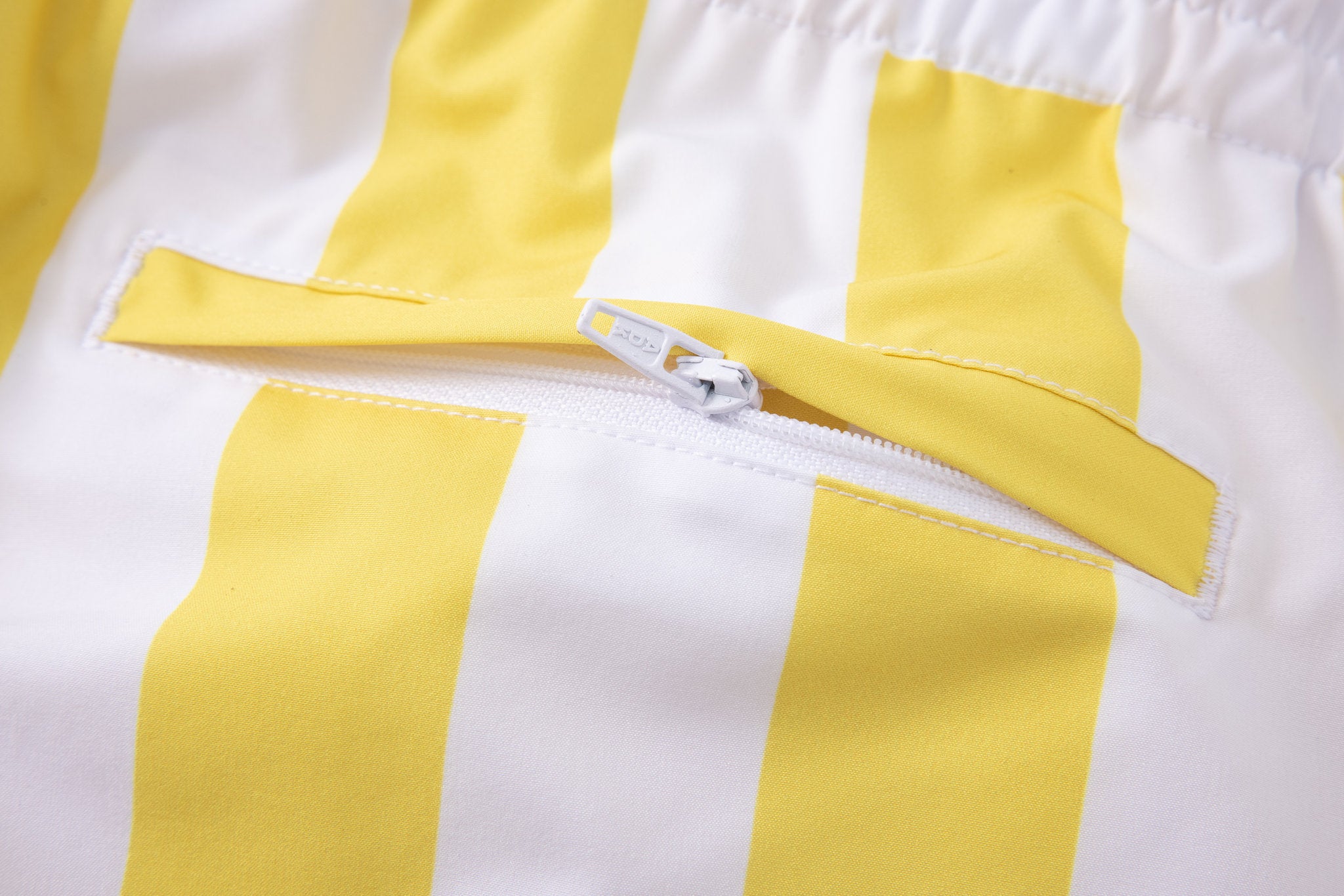 Swimming shorts-Stripe-Yellow