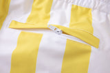 Swimming shorts-Stripe-Yellow
