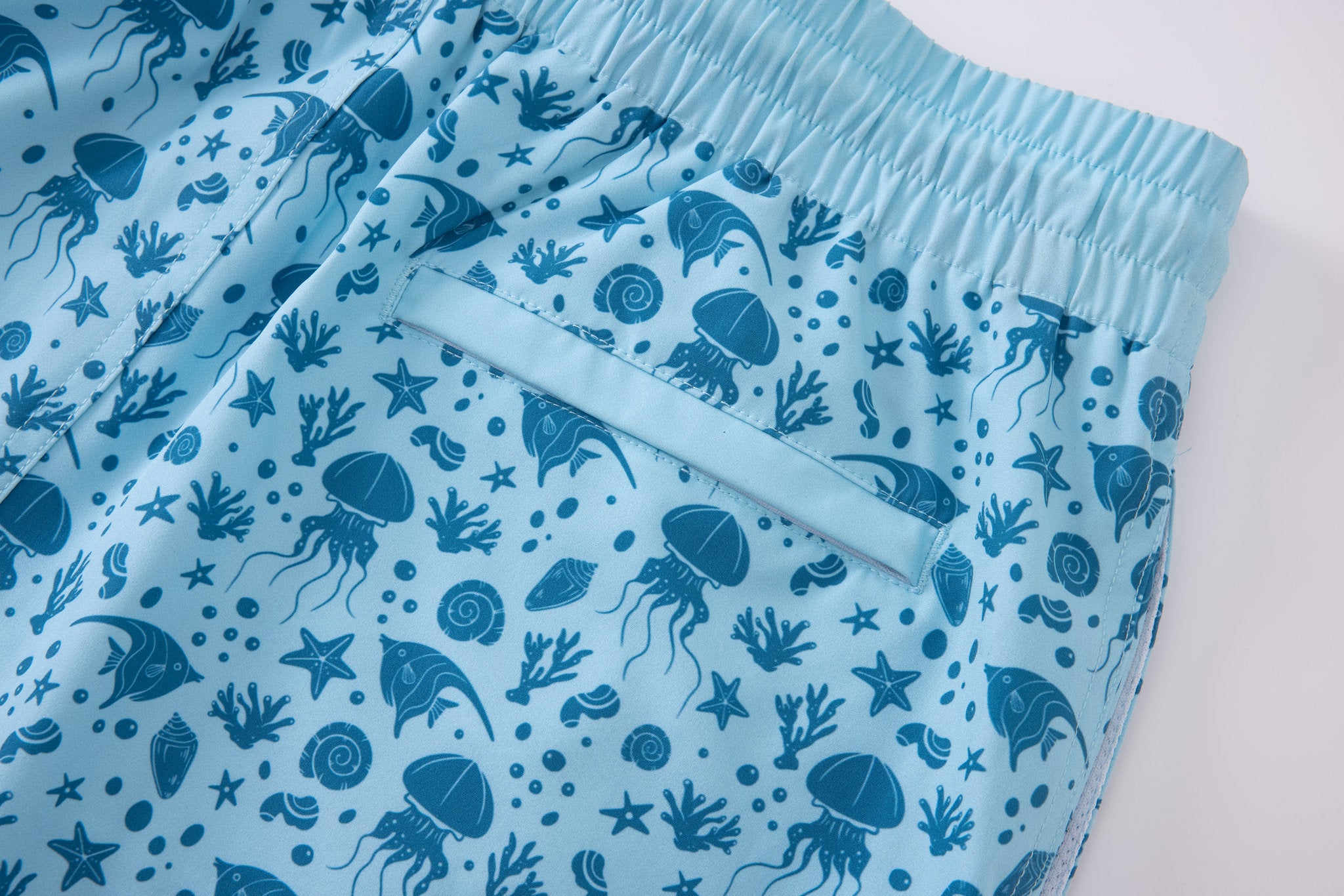 Creature Swim Shorts -Light-Blue
