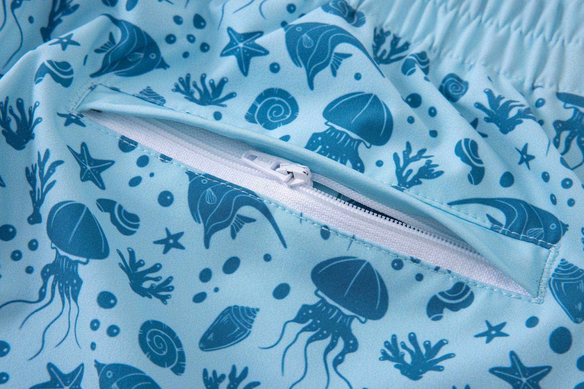 Creature Swim Shorts -Light-Blue