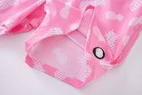 Swimming shorts-Pineapple-Teal-Pink