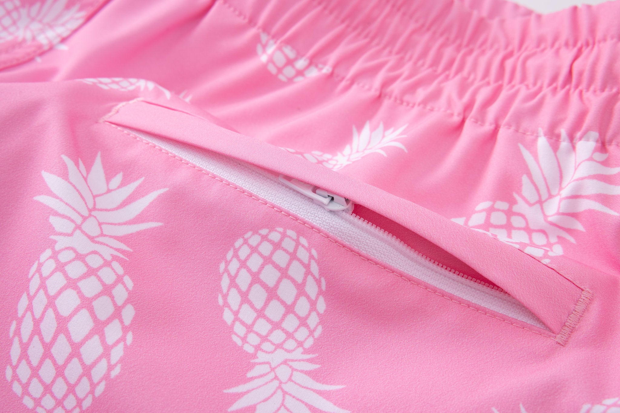Swimming shorts-Pineapple-Teal-Pink