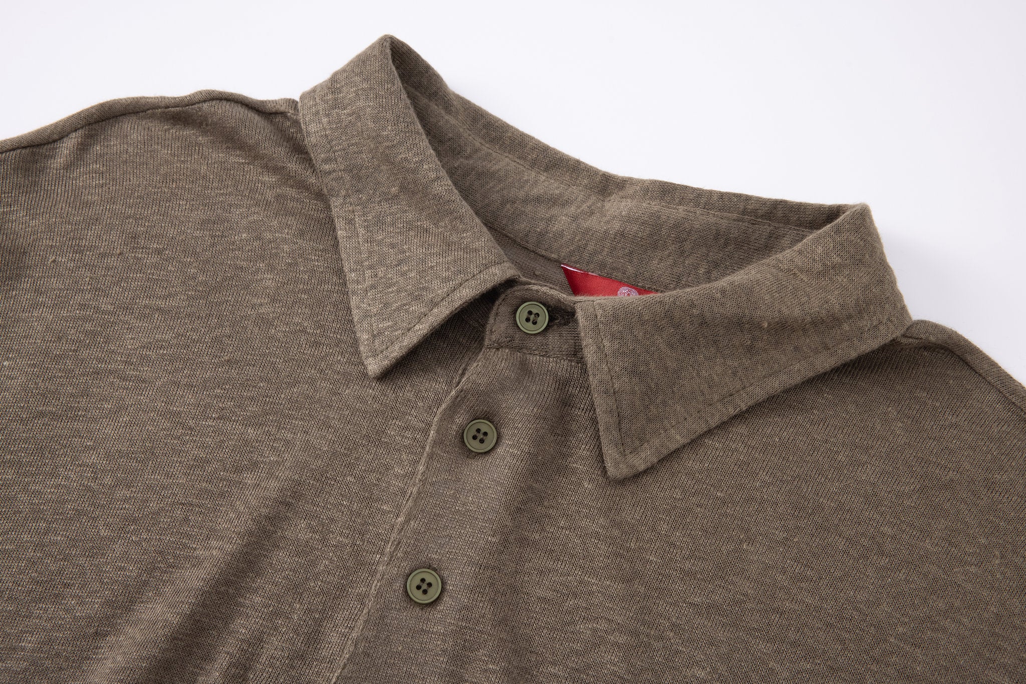 polo linen -Olive