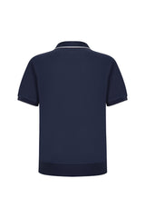 open collar -Navy