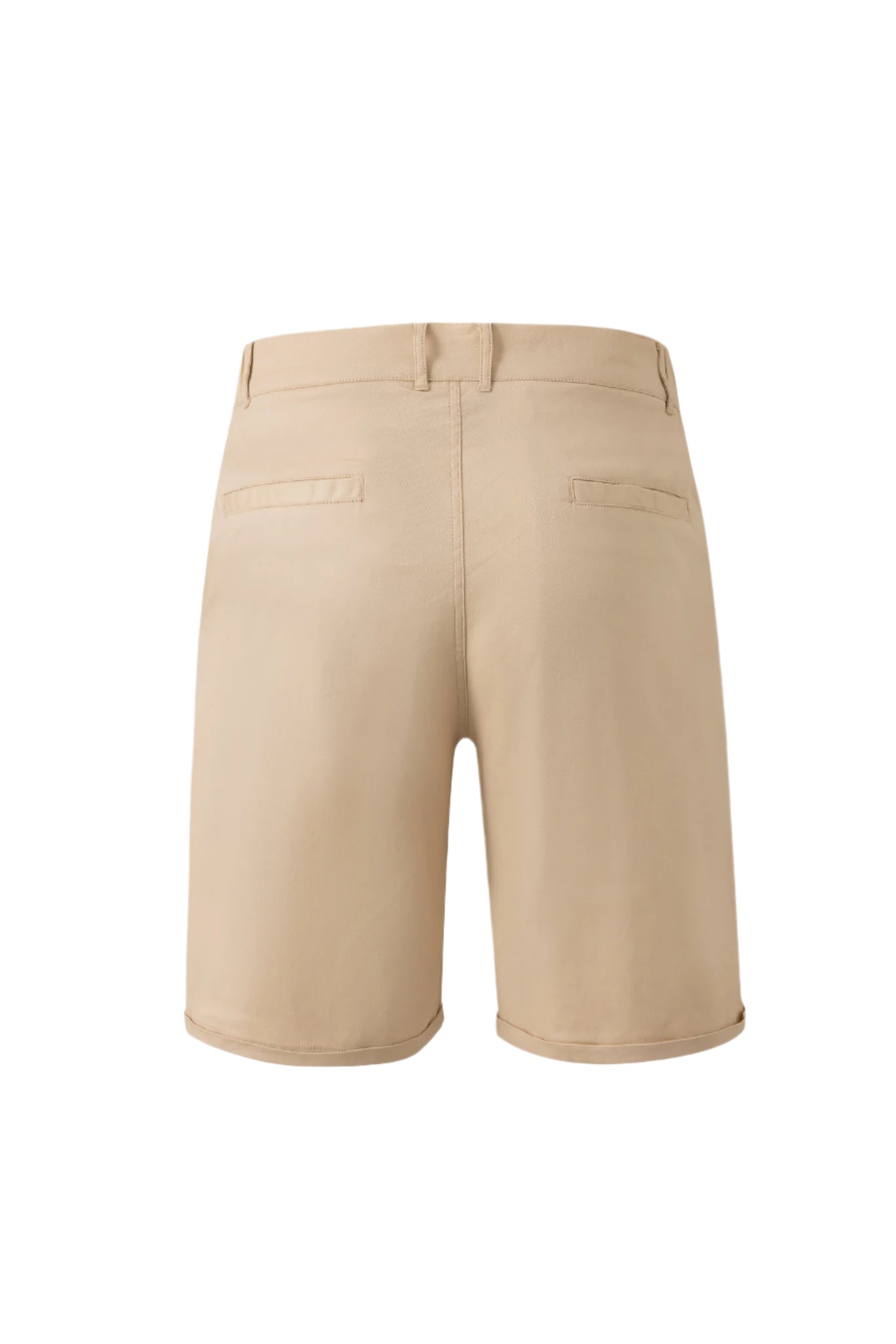 polo shirt -Baby-Blue × Chino Short-Beige — Combo Look