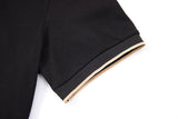 open collar -Black