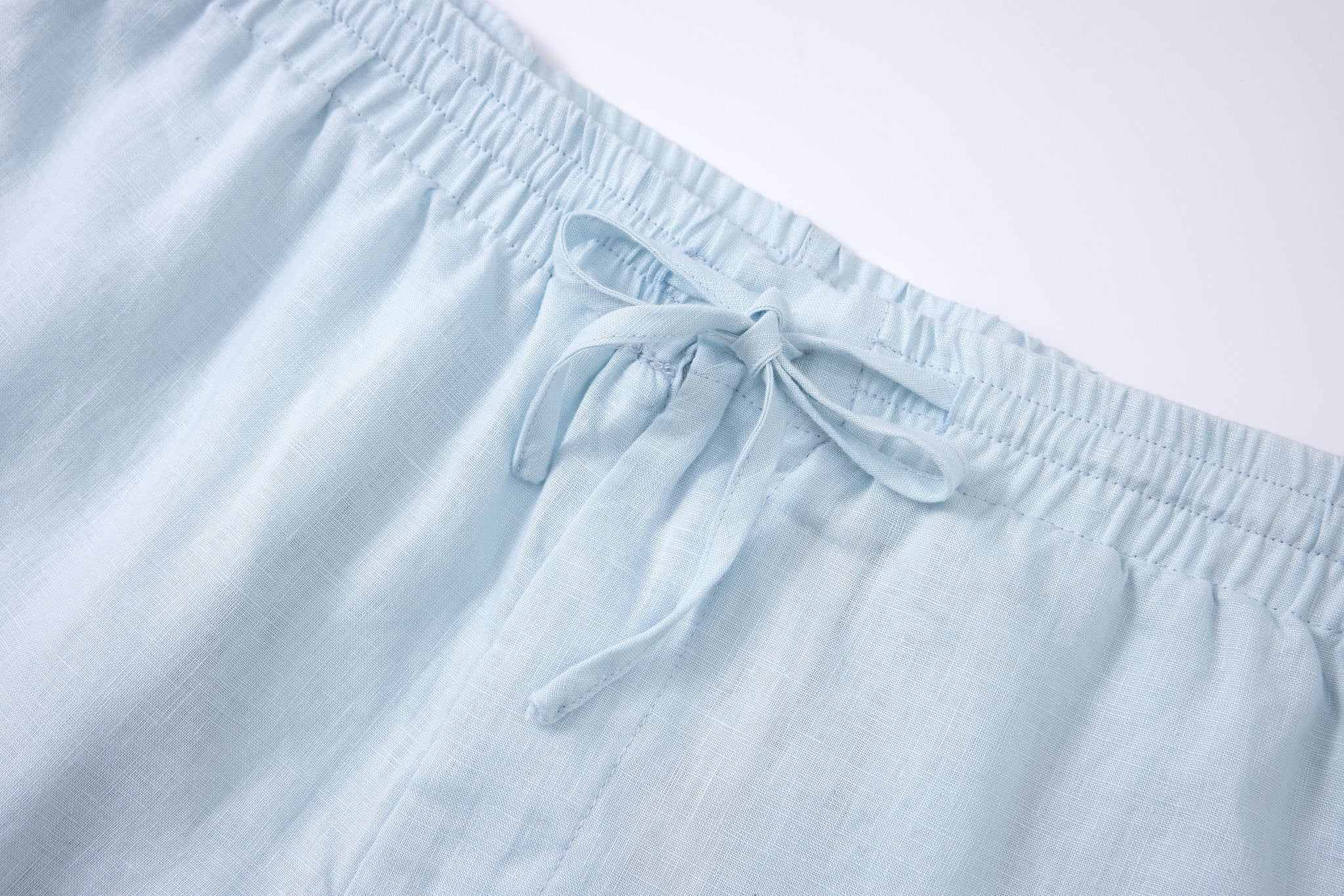 Linen Short-Baby-Blue