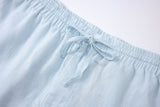 Linen Short-Baby-Blue