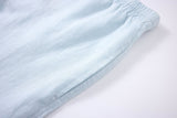 Linen Short-Baby-Blue