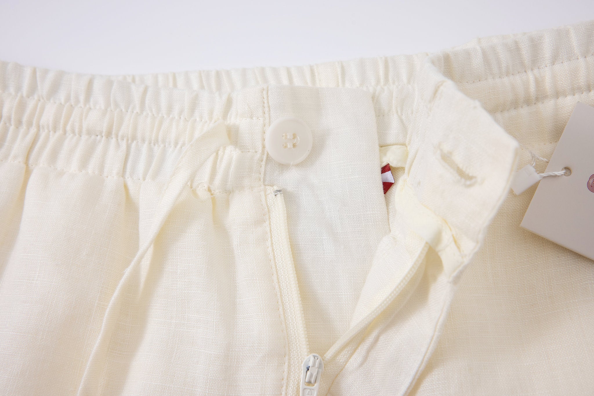 Linen Short-Ivory