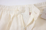 Linen Short-Ivory