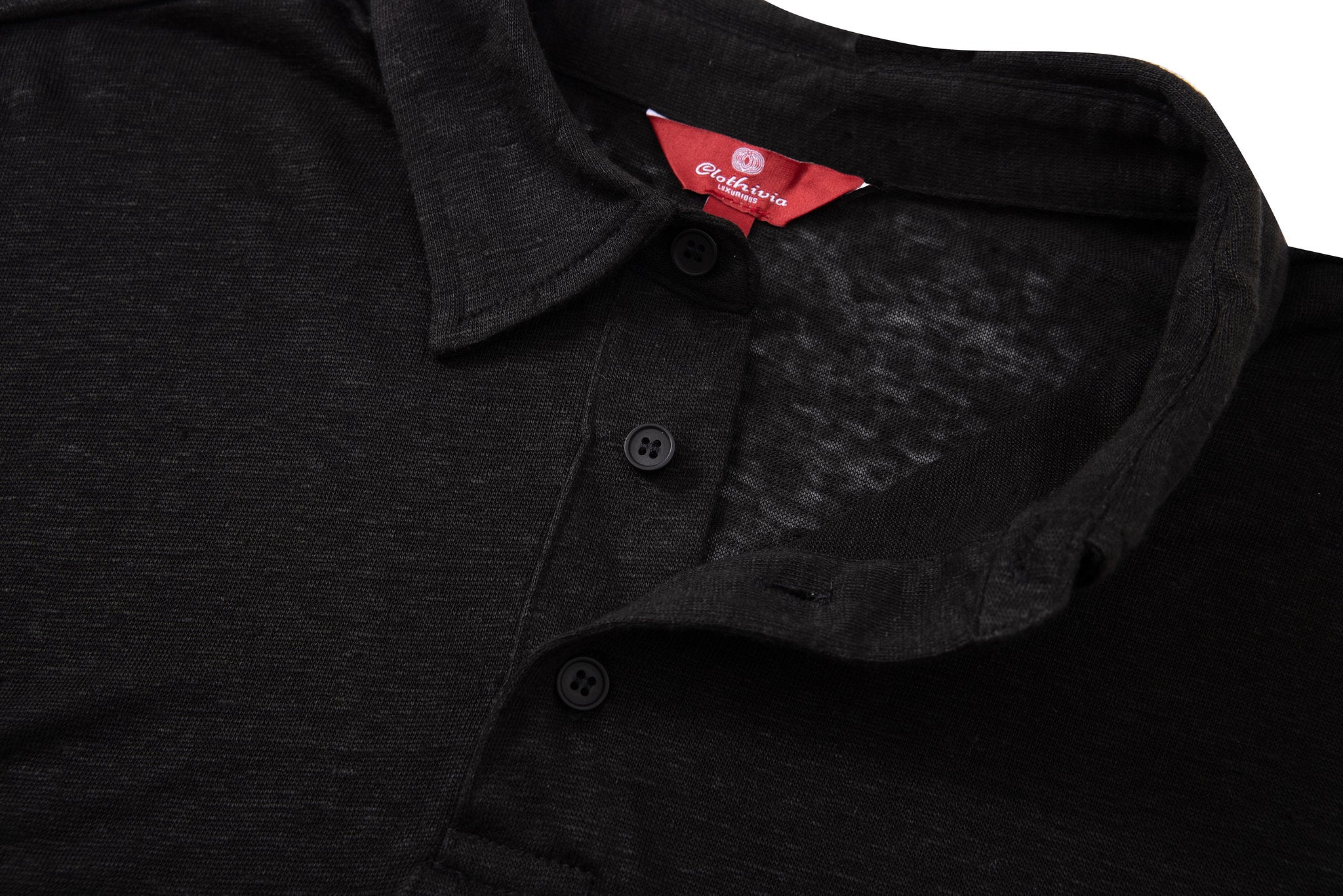 Polo Linen-Black
