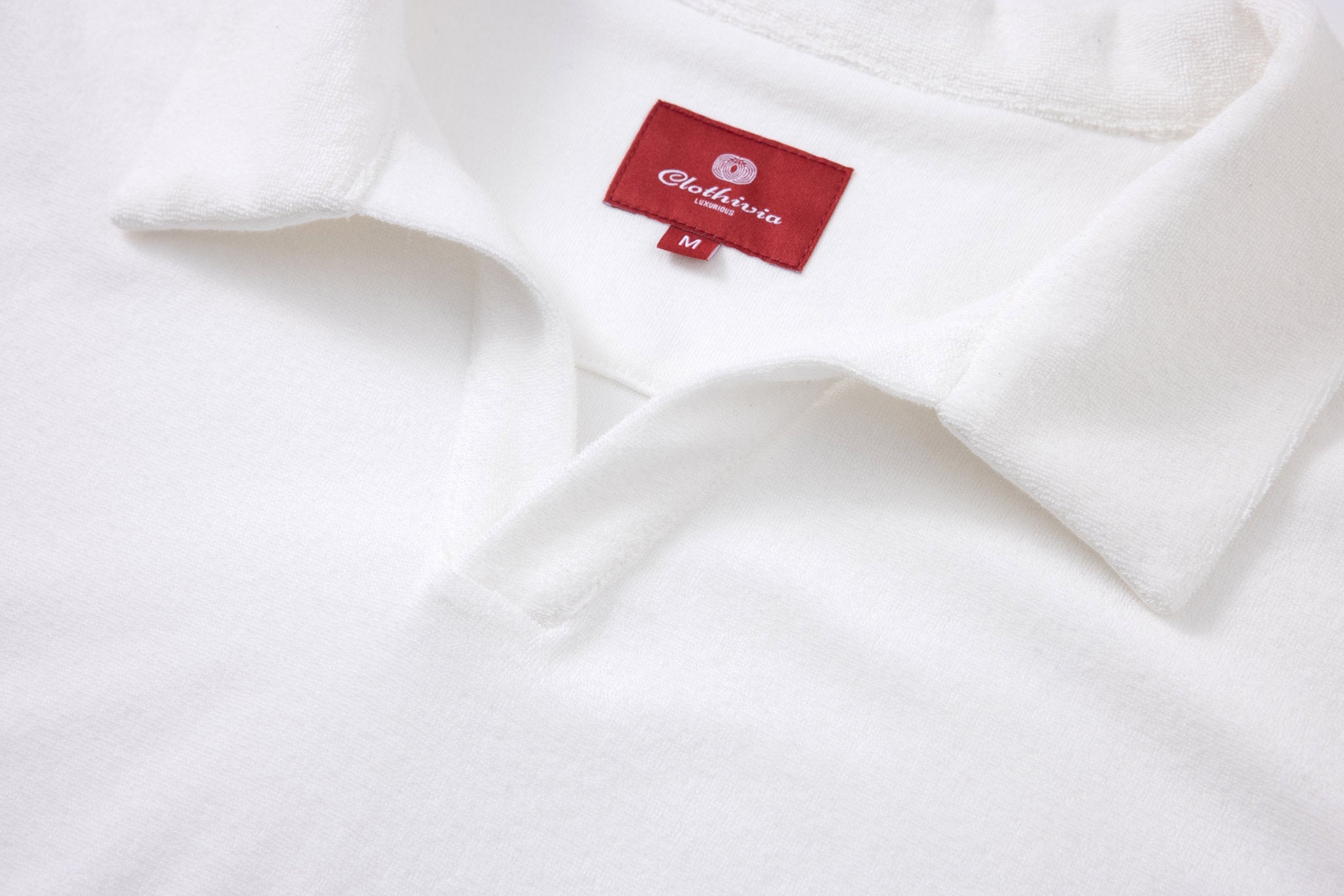 Linen Short-Grey × Towel Polo-White — Combo Look