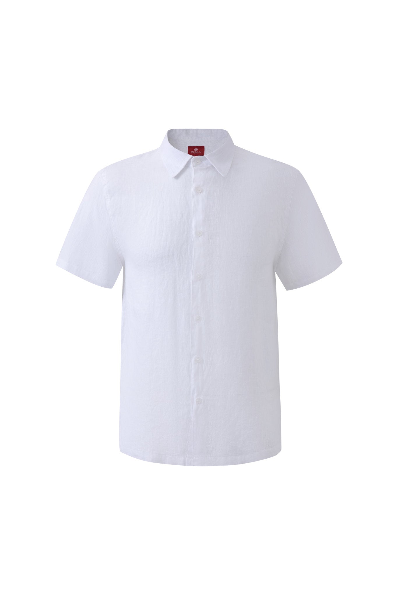 Linen Short Sleeves-White