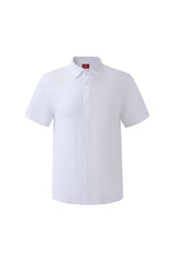 Linen Short Sleeves-White