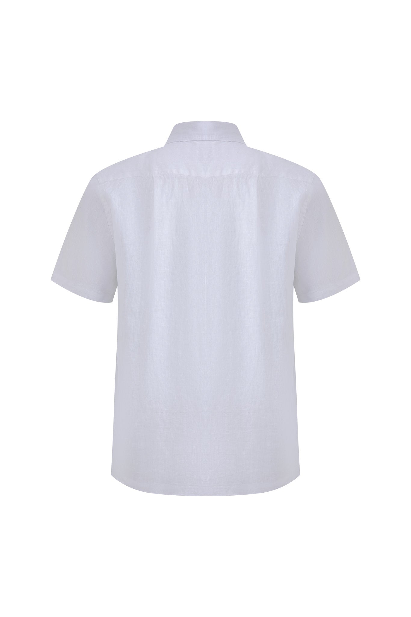 Linen Short Sleeves-White