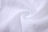 Linen Short Sleeves-White