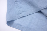 Linen Short Sleeves-Ocean-Blue