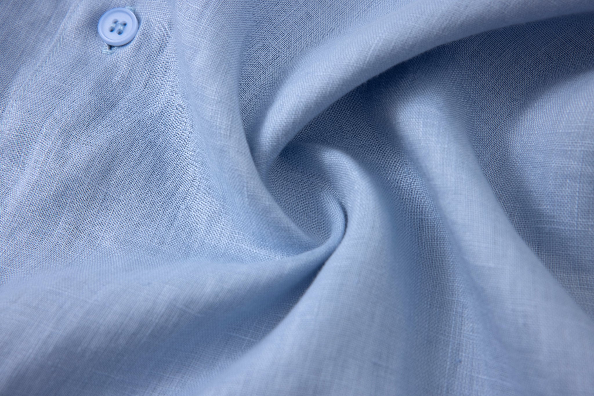 Linen Short Sleeves-Ocean-Blue