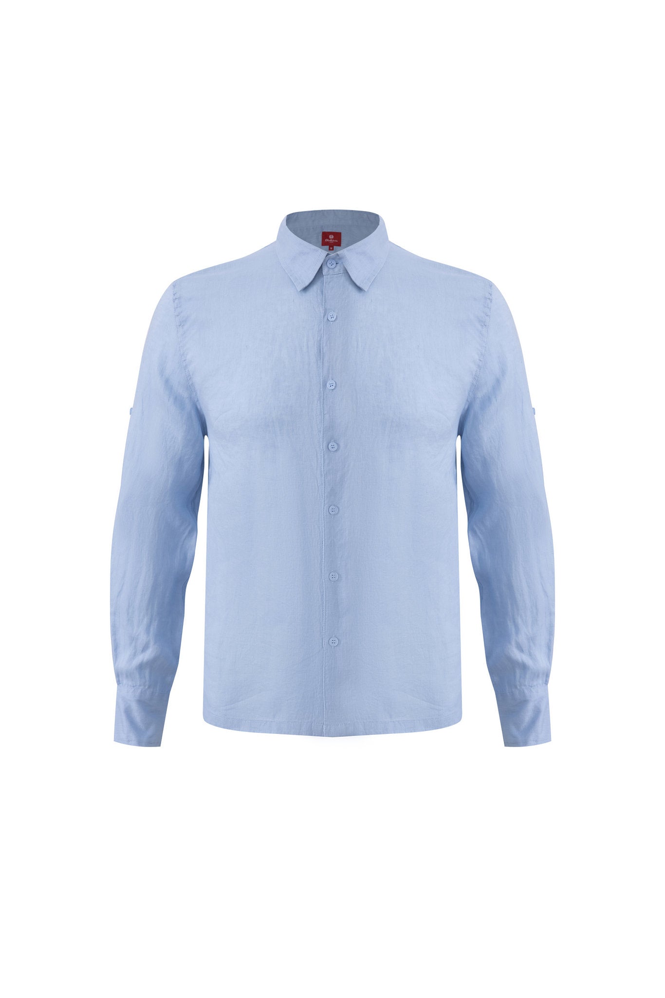 Linen Long Sleeves-Ocean-Blue