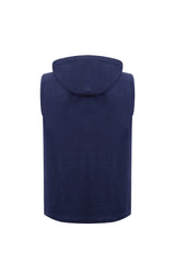 Towel Hoodie-Navy