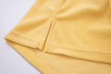 Towel Hoodie-Yellow