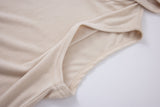 Towel Hoodie-Beige