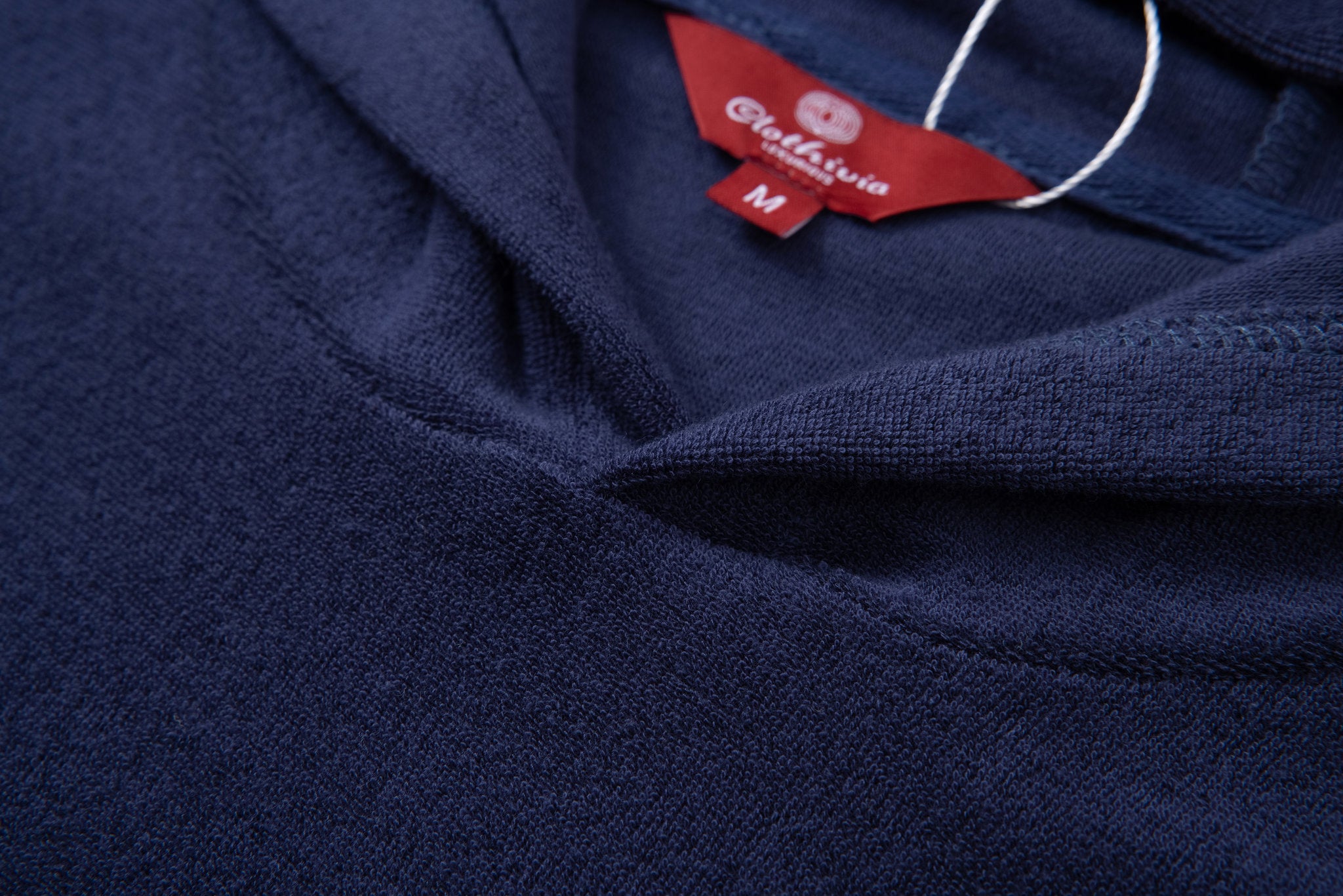 Towel Hoodie-Navy