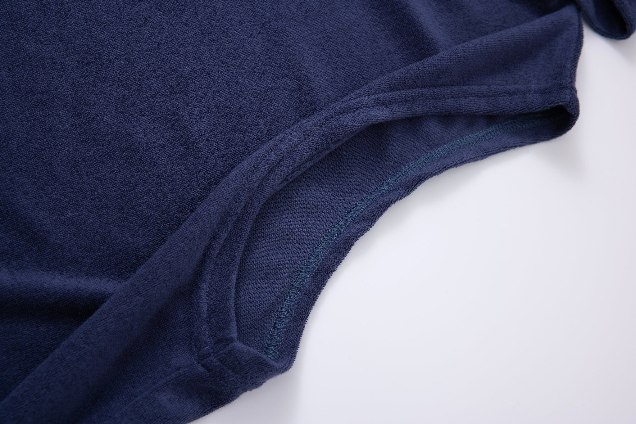 Towel Hoodie-Navy