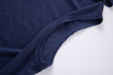 Towel Hoodie-Navy