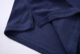 Towel Hoodie-Navy