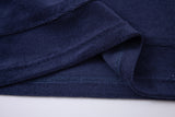 Towel Hoodie-Navy