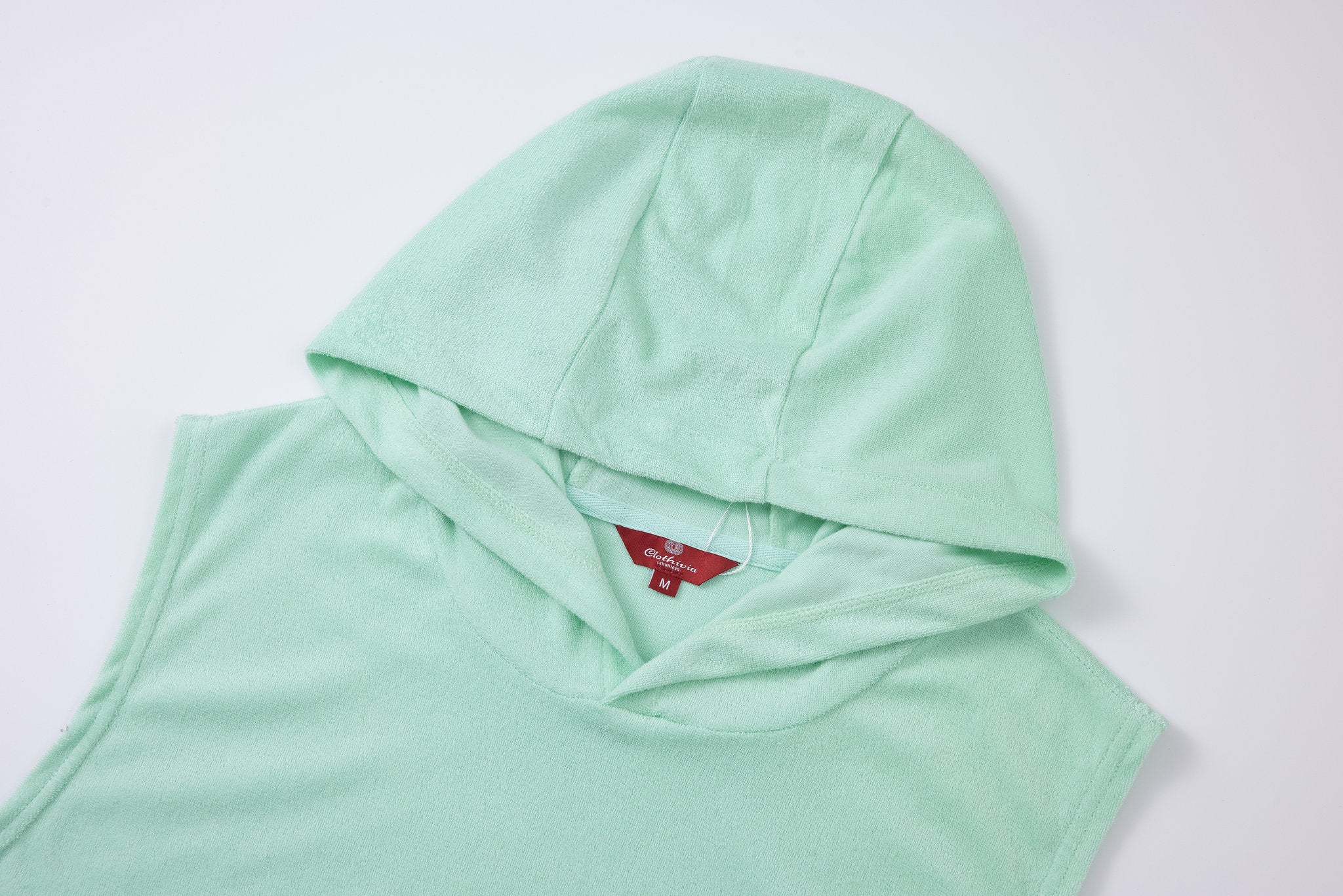 Towel Hoodie-Mint-Green