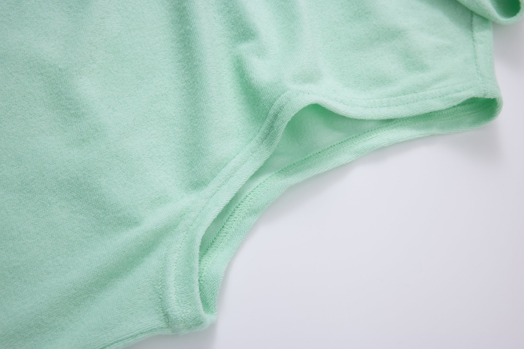 Towel Hoodie-Mint-Green