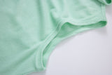 Towel Hoodie-Mint-Green