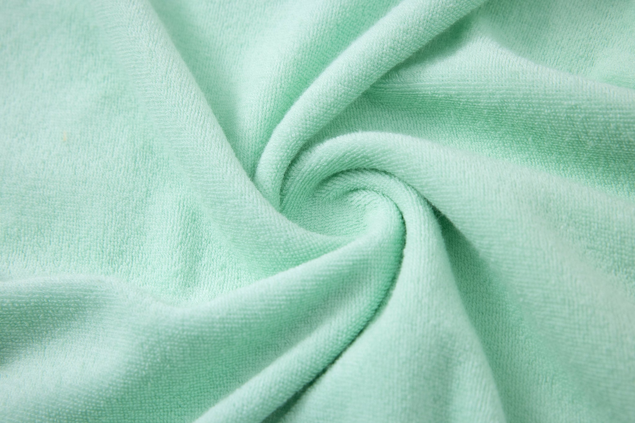Towel Hoodie-Mint-Green