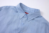 Linen Long Sleeves-Ocean-Blue