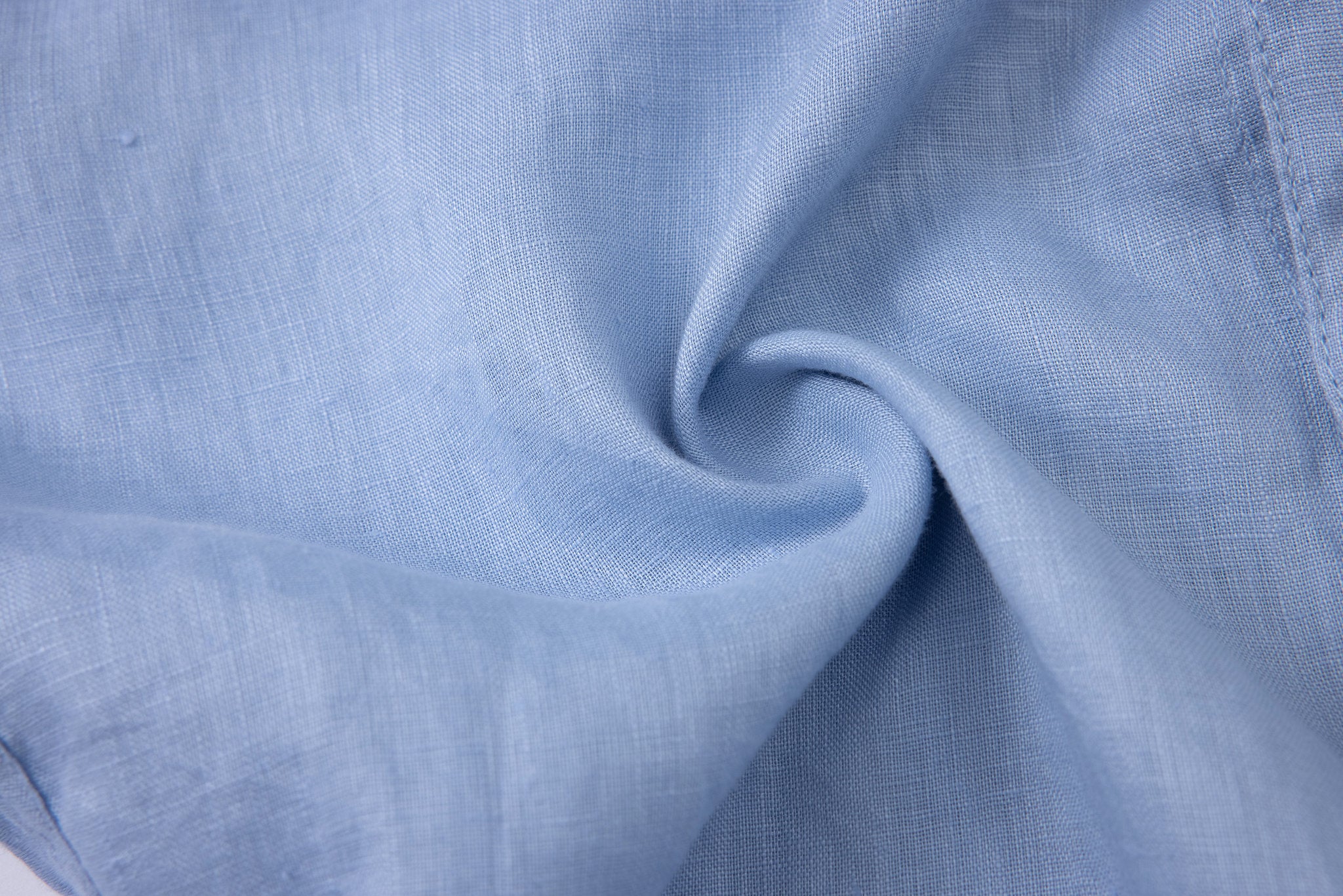 Linen Long Sleeves-Ocean-Blue
