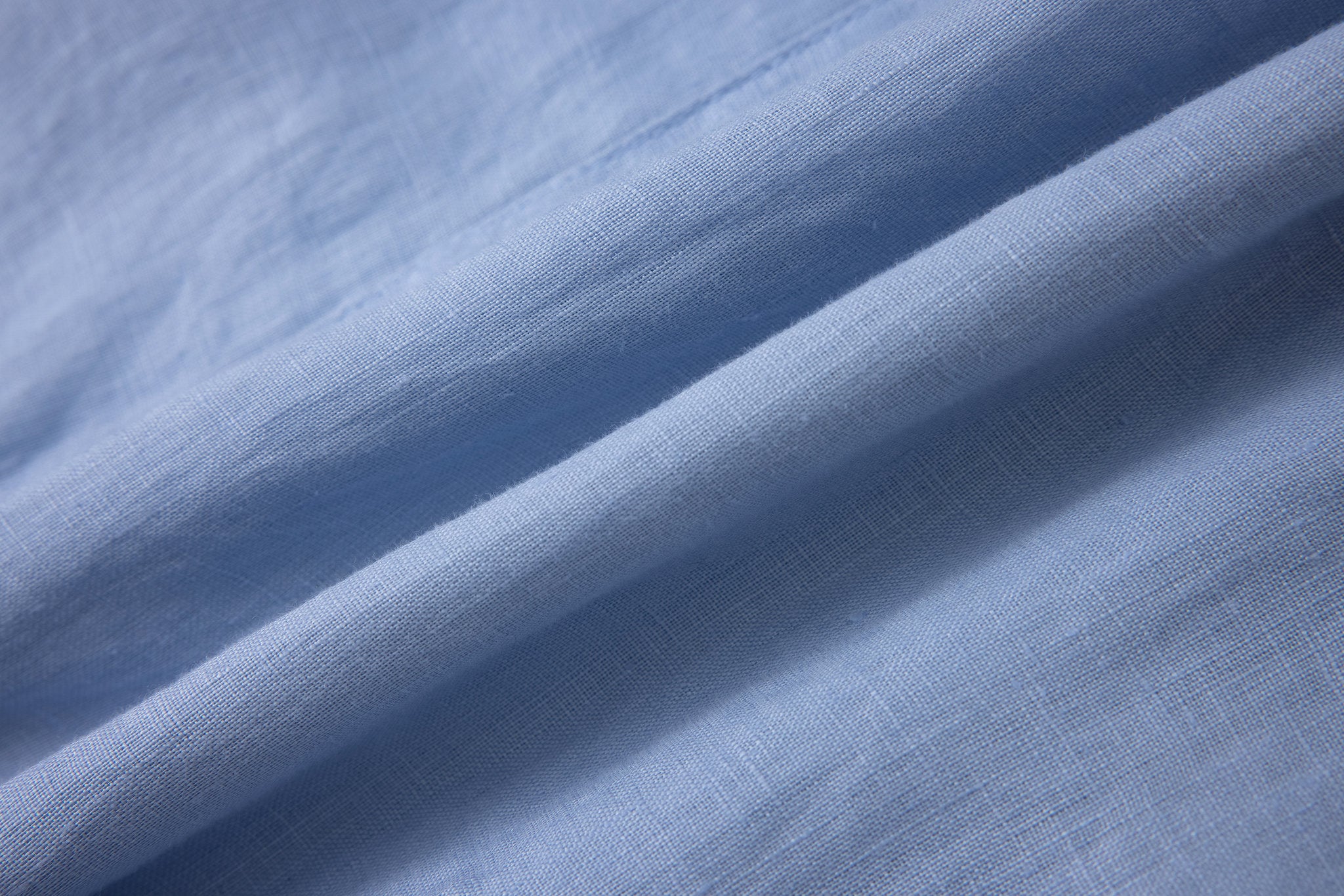 Linen Long Sleeves-Ocean-Blue