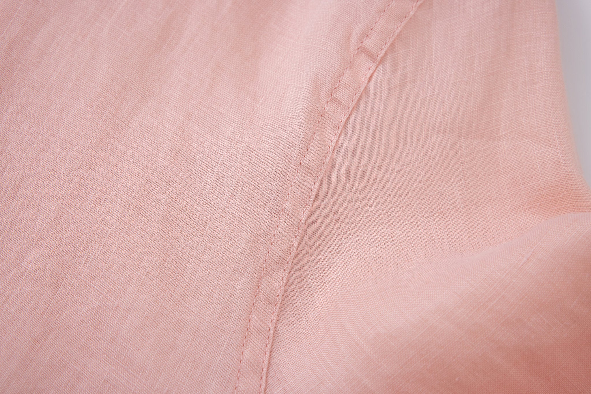 Linen Long Sleeves-Pink