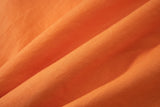 Linen Long Sleeves-Orange