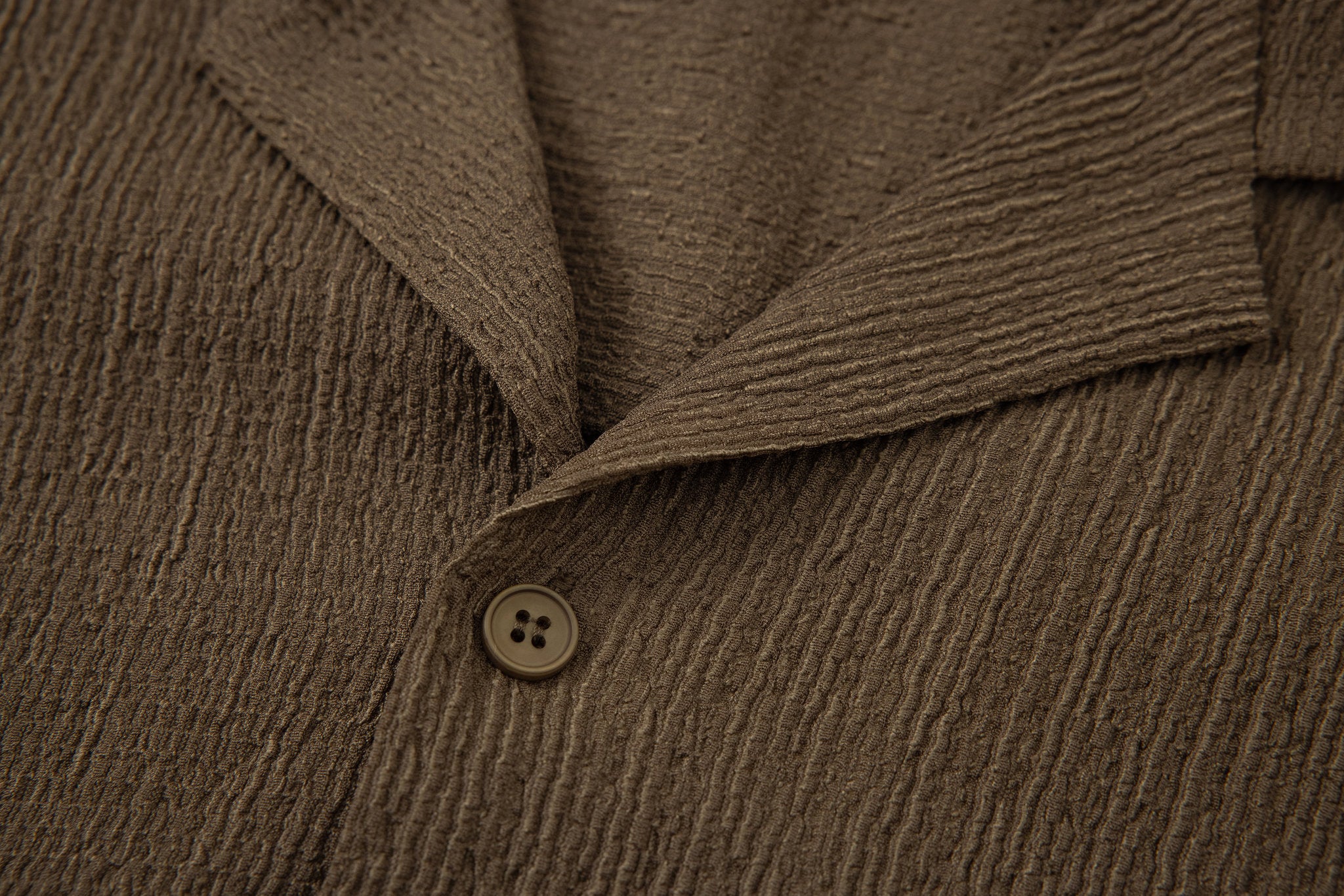 Textured T-shirt-Olive