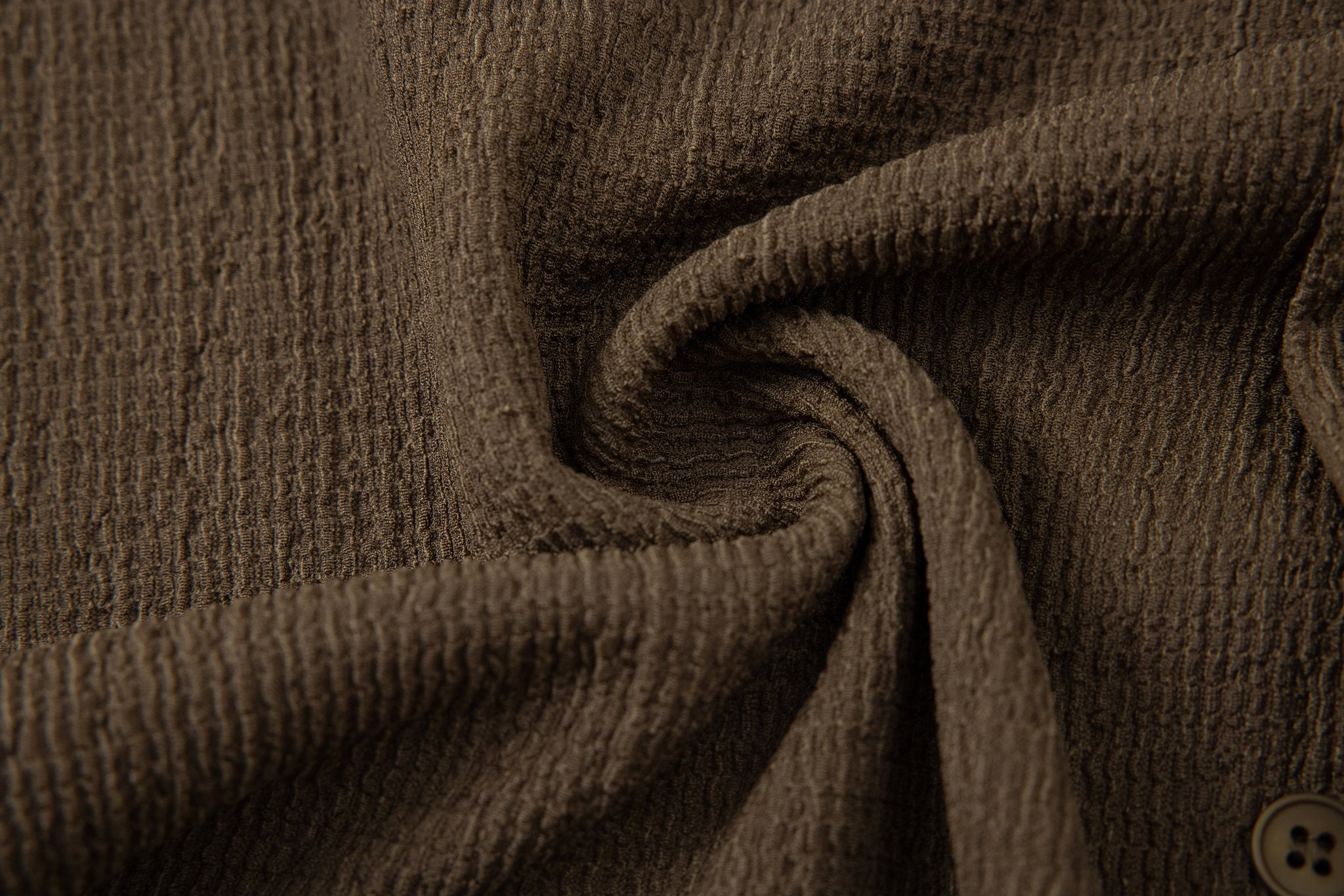 Textured T-shirt-Olive