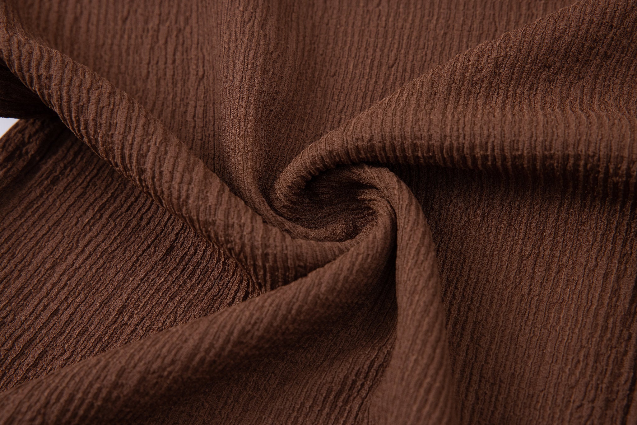 Textured T-shirt-Brown