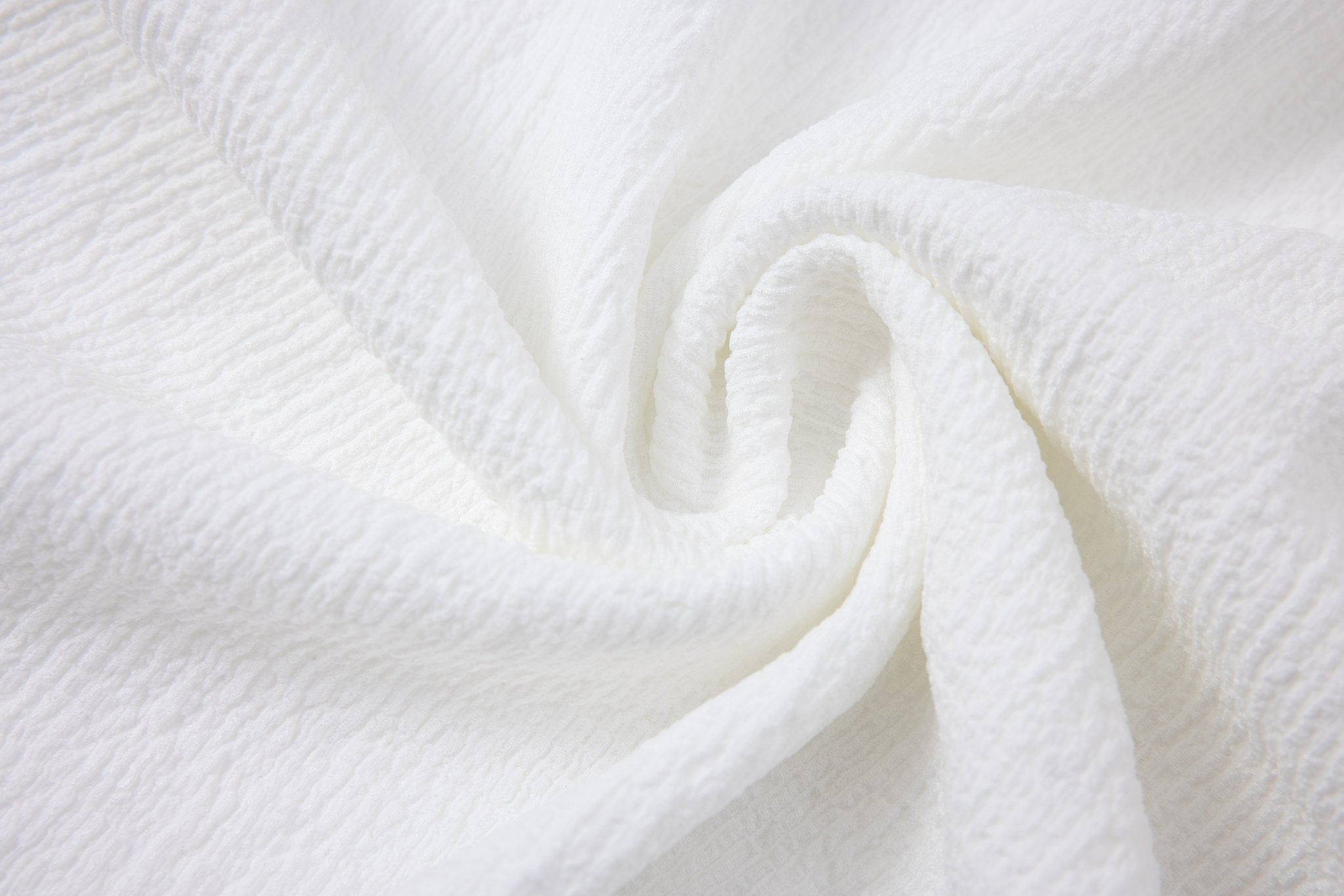 Textured T-shirt-White