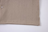 Textured T-shirt-Biege