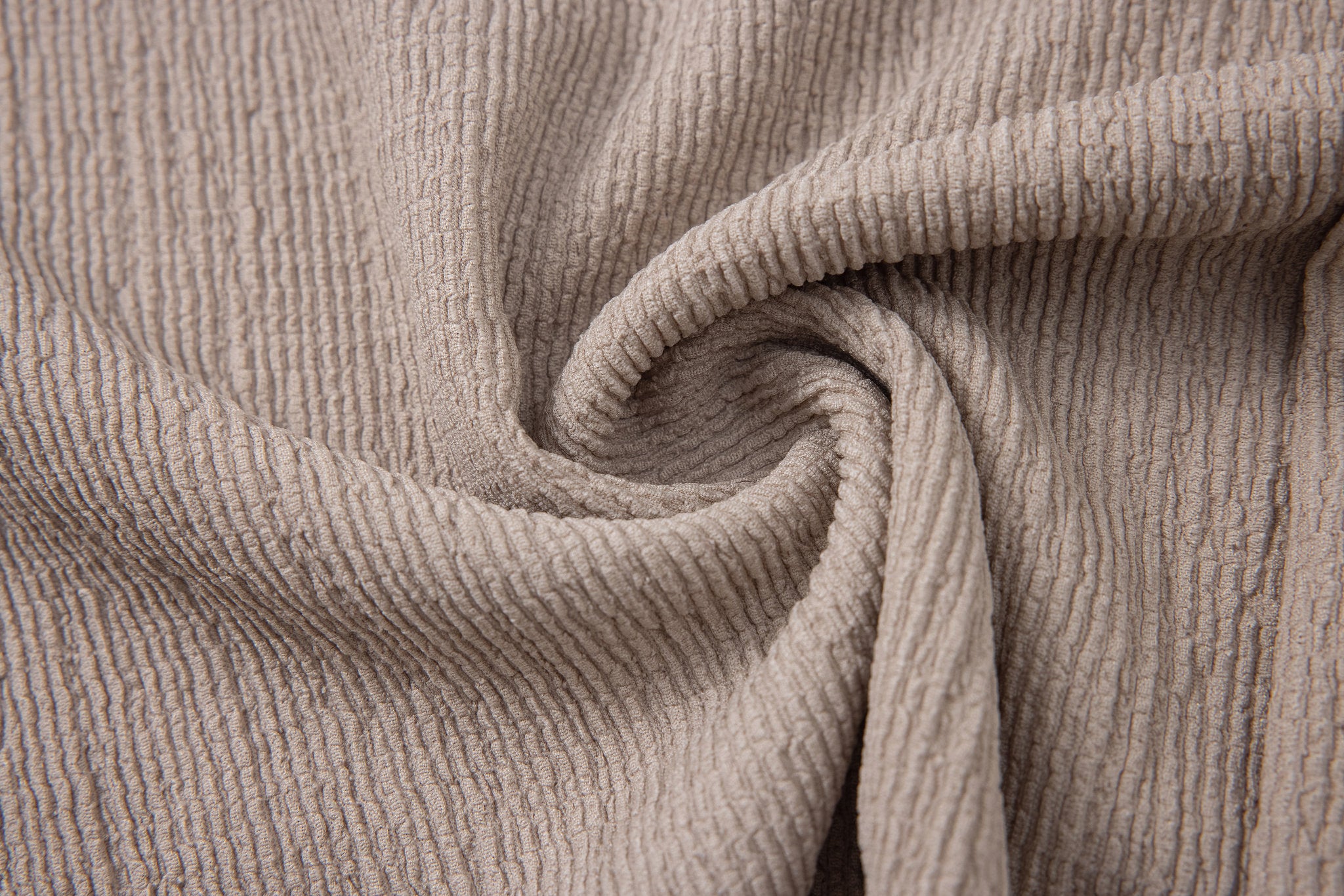 Textured T-shirt-Biege