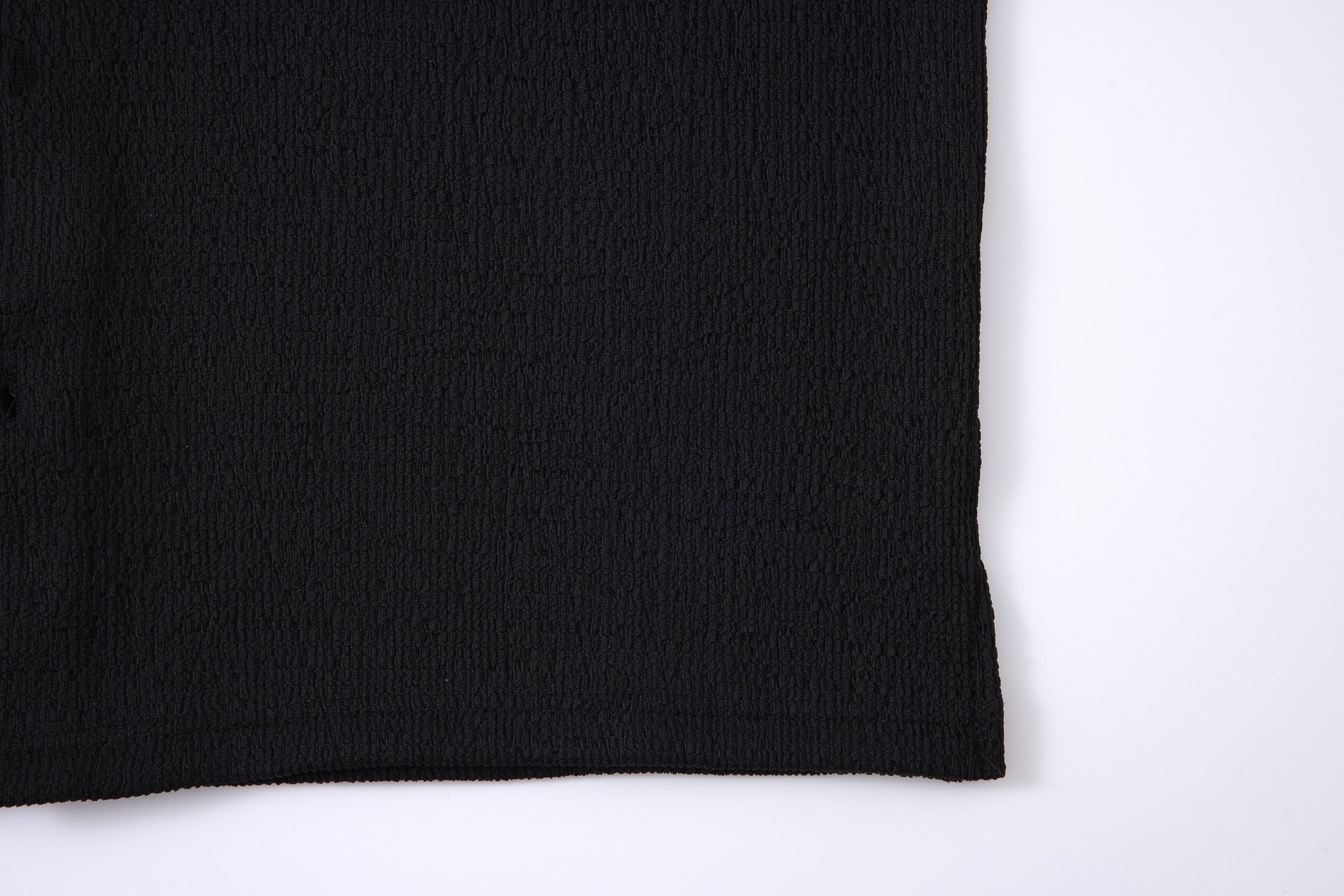 Textured T-shirt-Black