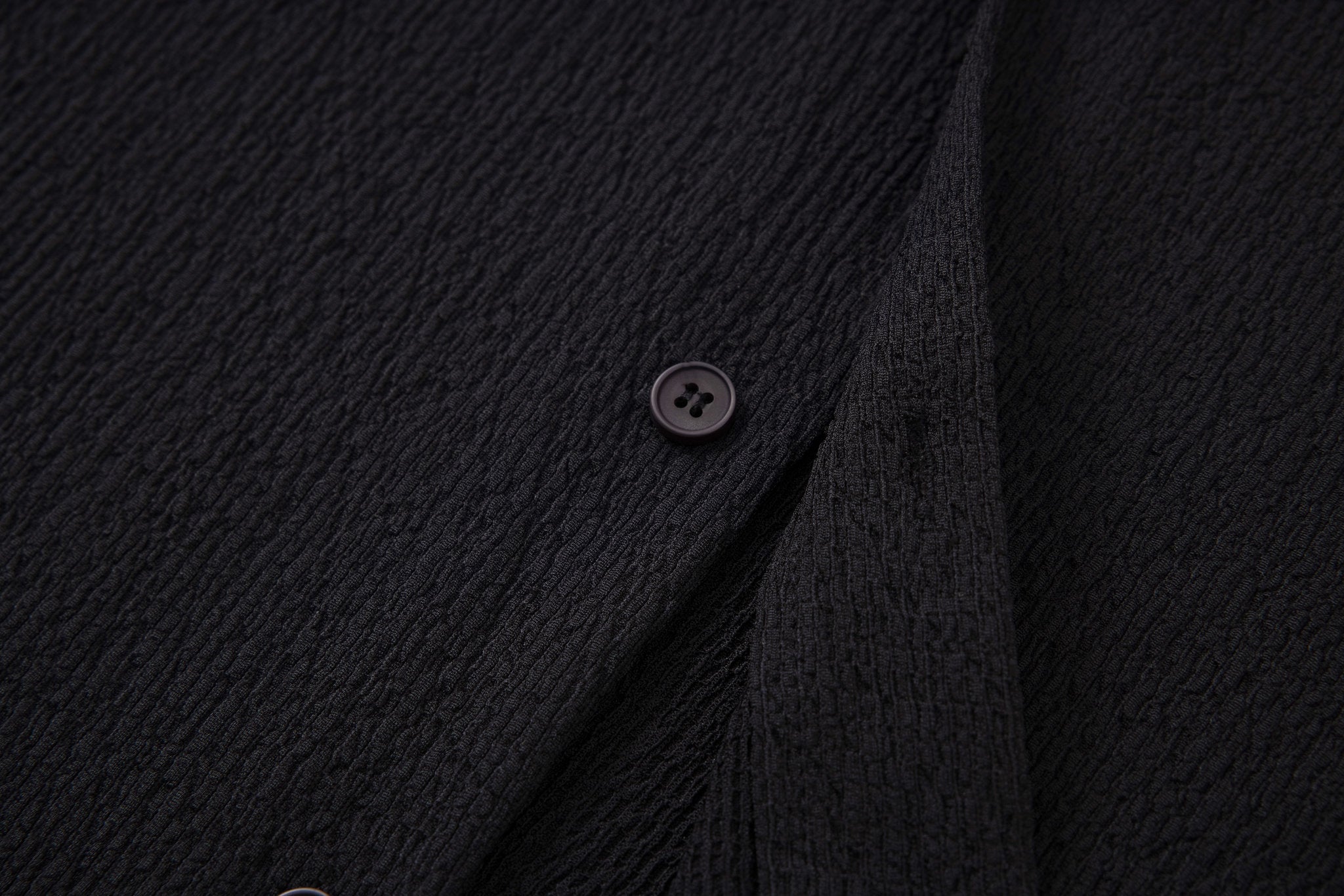 Textured T-shirt-Black